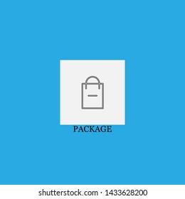 package icon sign signifier vector