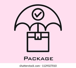 Package icon signs