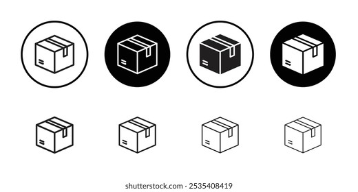 Package icon Simple thin outline