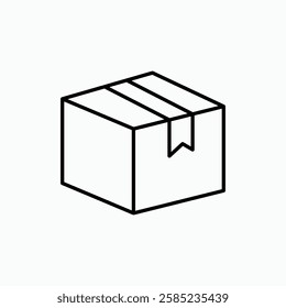 Package icon. simple vector icon
