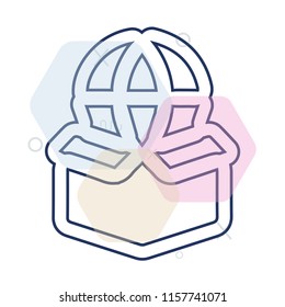 Package icon vector can be used as png, Package