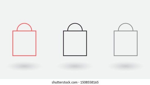 package icon . Vector Eps 10 . Lorem Ipsum Illustration design