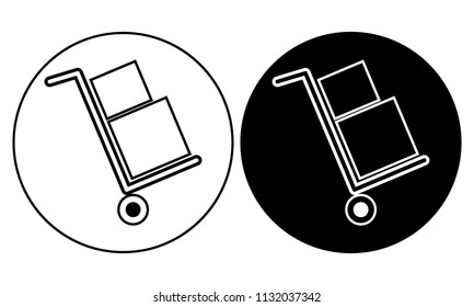 Package icon. Vector illustration
