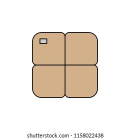 Package icon, vector illustration design. Logistics collection.