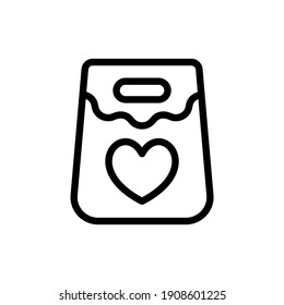 Package icon in vector. Logotype