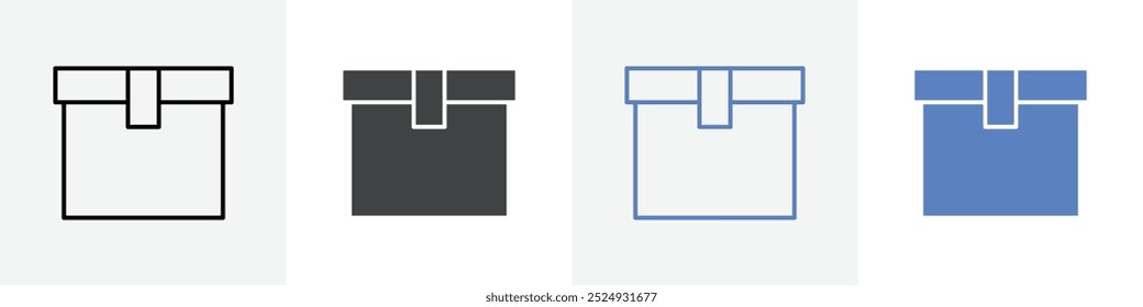 package icon vector set use for web
