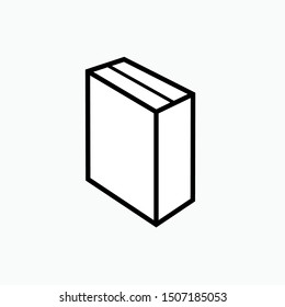 Package Icon - Vector, Sign and Symbol for Design, Presentation, Website or Apps Elements.