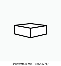 Package Icon - Vector, Sign and Symbol for Design, Presentation, Website or Apps Elements.