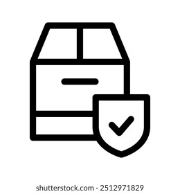 Ilustración de diseño de símbolo de Vector de icono de paquete