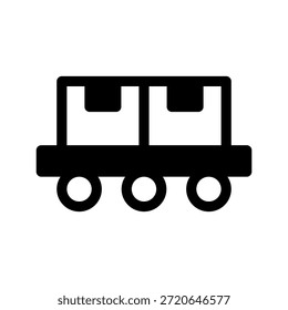 Ilustração de design de símbolo de vetor de ícone de pacote