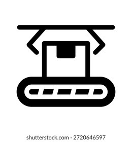 Ilustración de diseño de símbolo de Vector de icono de paquete