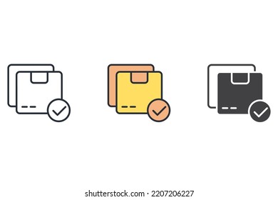 package icons  symbol vector elements for infographic web