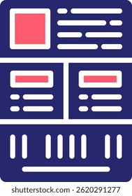 Package Label Icon Fill Vector Illustration
