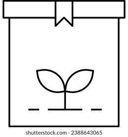 Package, line icons related to farm, farming, gardening, agriculture