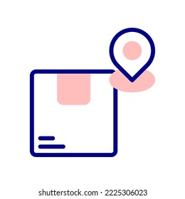 Package Location icon, to track the shipment.