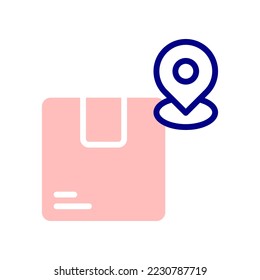 Package Location icon, to track the shipment.