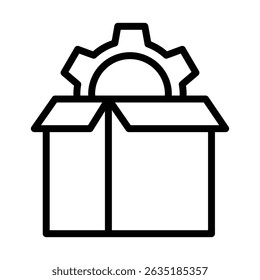 Package Management line icon , vector, pixel perfect, illustrator file 
