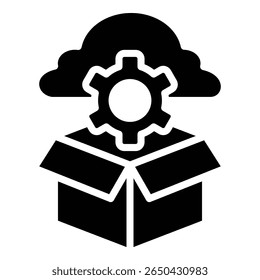 Estilo De La Negrita Del Icono Del Administrador Del Paquete Para Los Diversos Propósitos Del Diseño