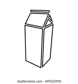 Package for milk icon .