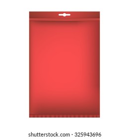 Package mock up. Vector illustration