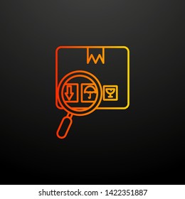 Package nolan icon. Elements of global logistics set. Simple icon for websites, web design, mobile app, info graphics