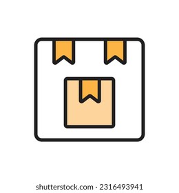 Package Note Icon Vector Illustration