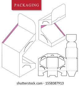 Package on package (PoP). Packaging for cosmetic or skincare product.Display.