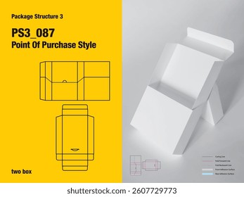 package, packaging, rectangle, point of purchase display style, one sided adhesive, tear off line, friction lock tuck flap, sleeve open, tray body, sleeve cover, cut, paper, design, vector, carton, st