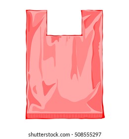 Package paper or foil on white background. Plastic packaging for food ready for you design.