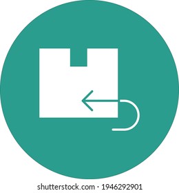 Package, parcel, return icon vector image. Can also be used for Delivery and logistics. Suitable for use on web apps, mobile apps and print media.