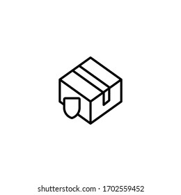 package protection icon vector illustration