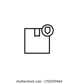 package protection icon vector illustration