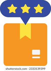 Package Rating Icon image. Suitable for mobile application.