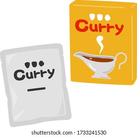 Package Of A Retort Pouch Curry