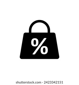 Package Sale flat vector icon. Simple solid symbol isolated on white background