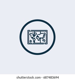 Package security icon.Logistic icon