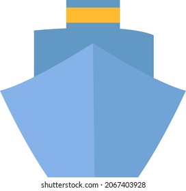 Package shipping, illustration, vector, on a white background.