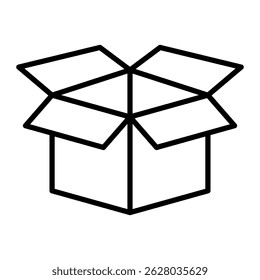 Vektorsymbol des Paketzeichens