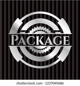 Package silvery badge or emblem