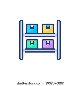 package storage icon in vector. Logotype