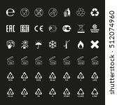 Package symbols set, vector