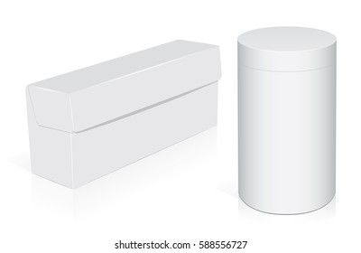 package with tea is easy to change colors  mock up vector template
