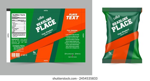 Package template design, Label design, mockup design label template vector eps.