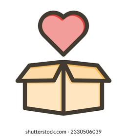 Package Thick Line Filled Colors For Personal And Commercial Use.
