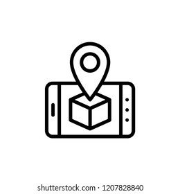 Package Tracking Icon. Professional, pixel perfect icons optimized for both large and small resolutions. EPS 8 format.