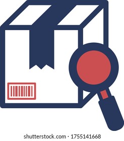 Icono de seguimiento de paquetes. Iconos perfectos para píxeles y profesionales optimizados para resoluciones grandes y pequeñas