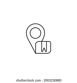 Package tracking icon vector illustration design.