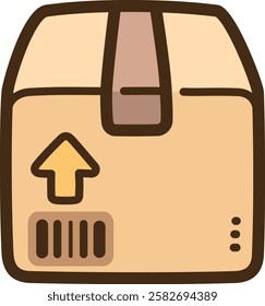 Package vector doodle illustration and graphic