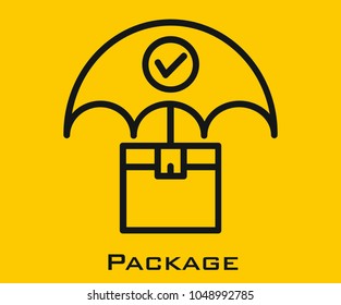 Package vector icon