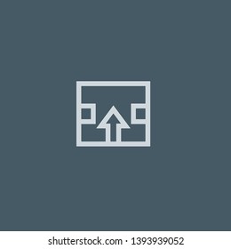 Package vector icon. Package concept stroke symbol design. Thin graphic elements vector illustration, outline pattern for your web site design, logo, UI. EPS 10.